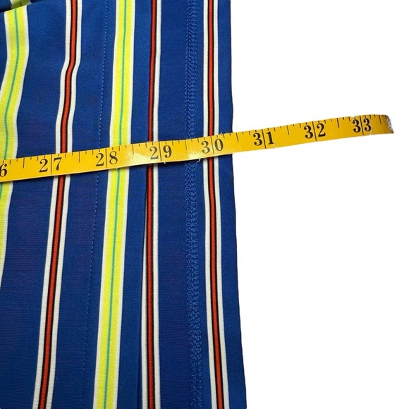 Polo Ralph Lauren Performance Stripe Short Sleeve Polo Shirt‎ XL Blue Yellow Red - Picture 8 of 8
